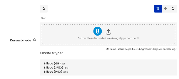 Add course image