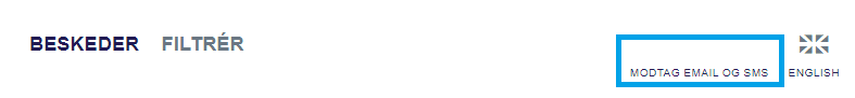 Modtag email og sms