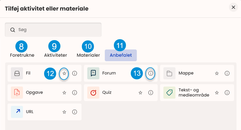 Adding activities and ressources Adding activities and ressources